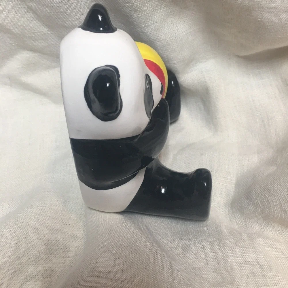 Vintage Omnibus‎ Kids Room Panda Wall Clothes Hanger Decor